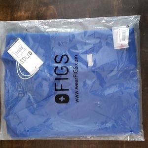 BNWT Figs Catarina Scrub Top - XS - Winning Blue